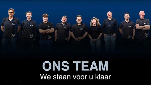 Het team van de BLM groep
