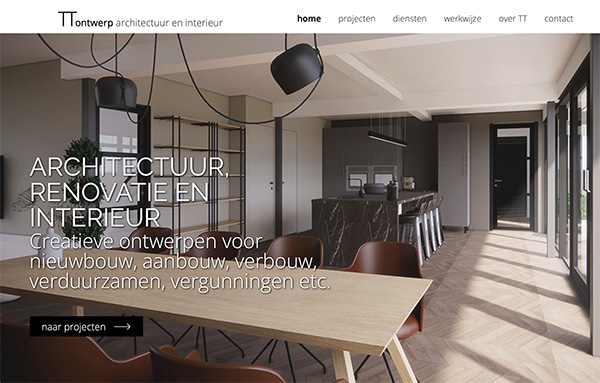 Website TT onterp architectuur